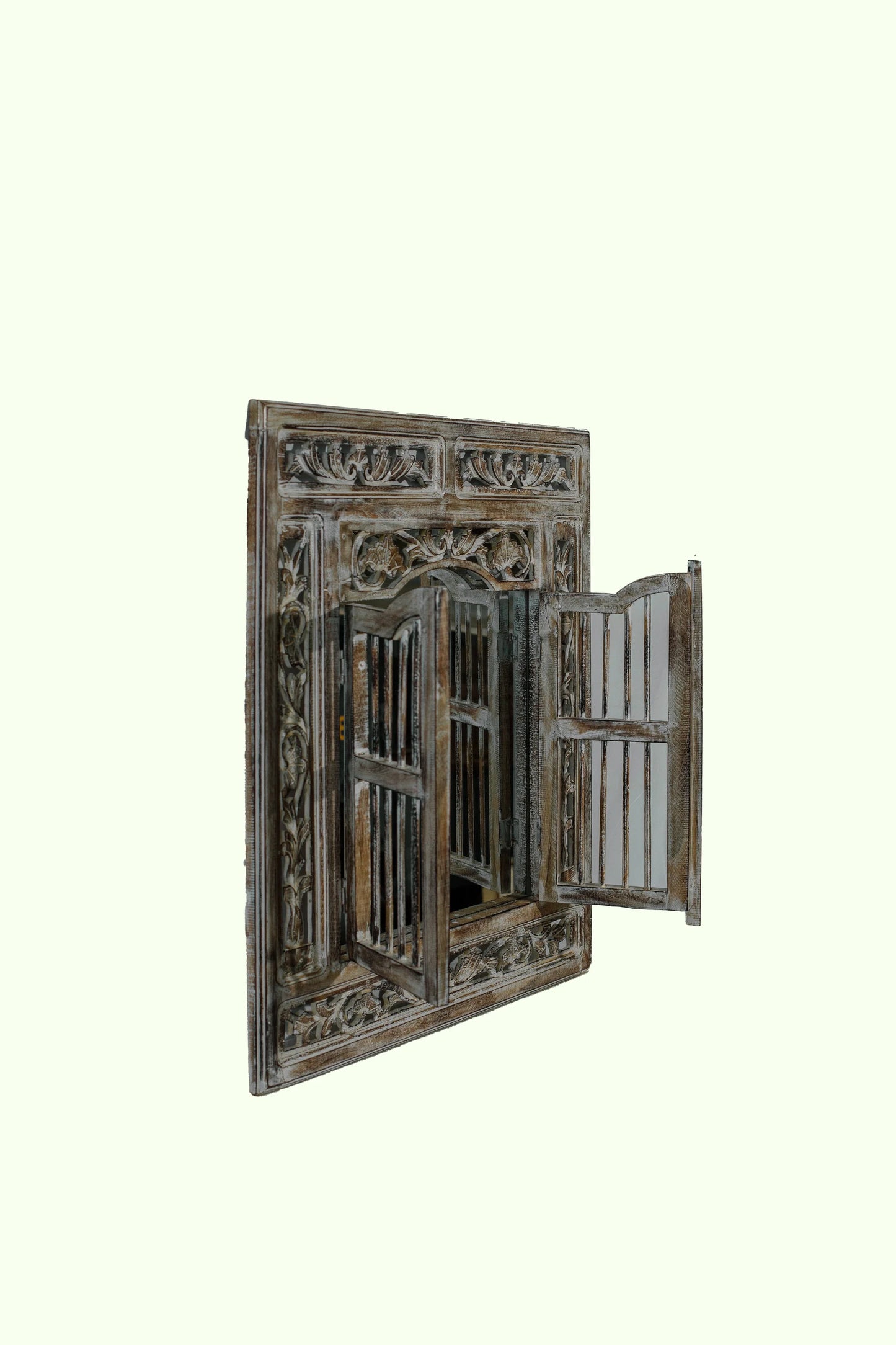 Rustic Mirror Frame with Mirror - Style 01