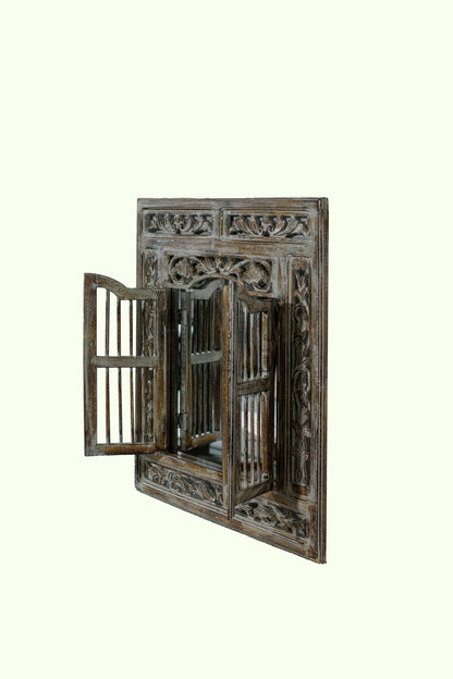 Rustic Mirror Frame with Mirror - Style 01