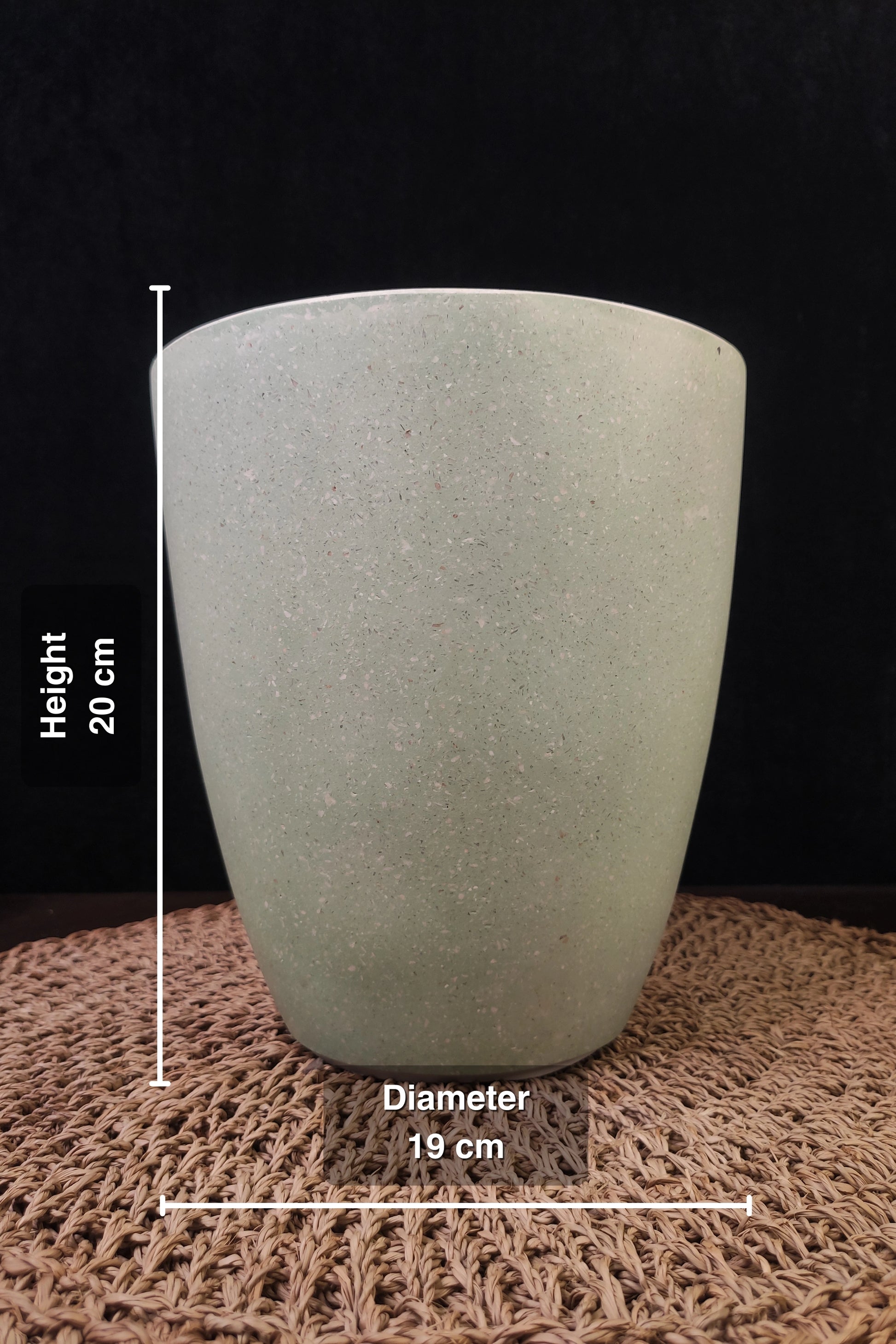 Desk Planter Terrazzo Elegance Series - Style 26