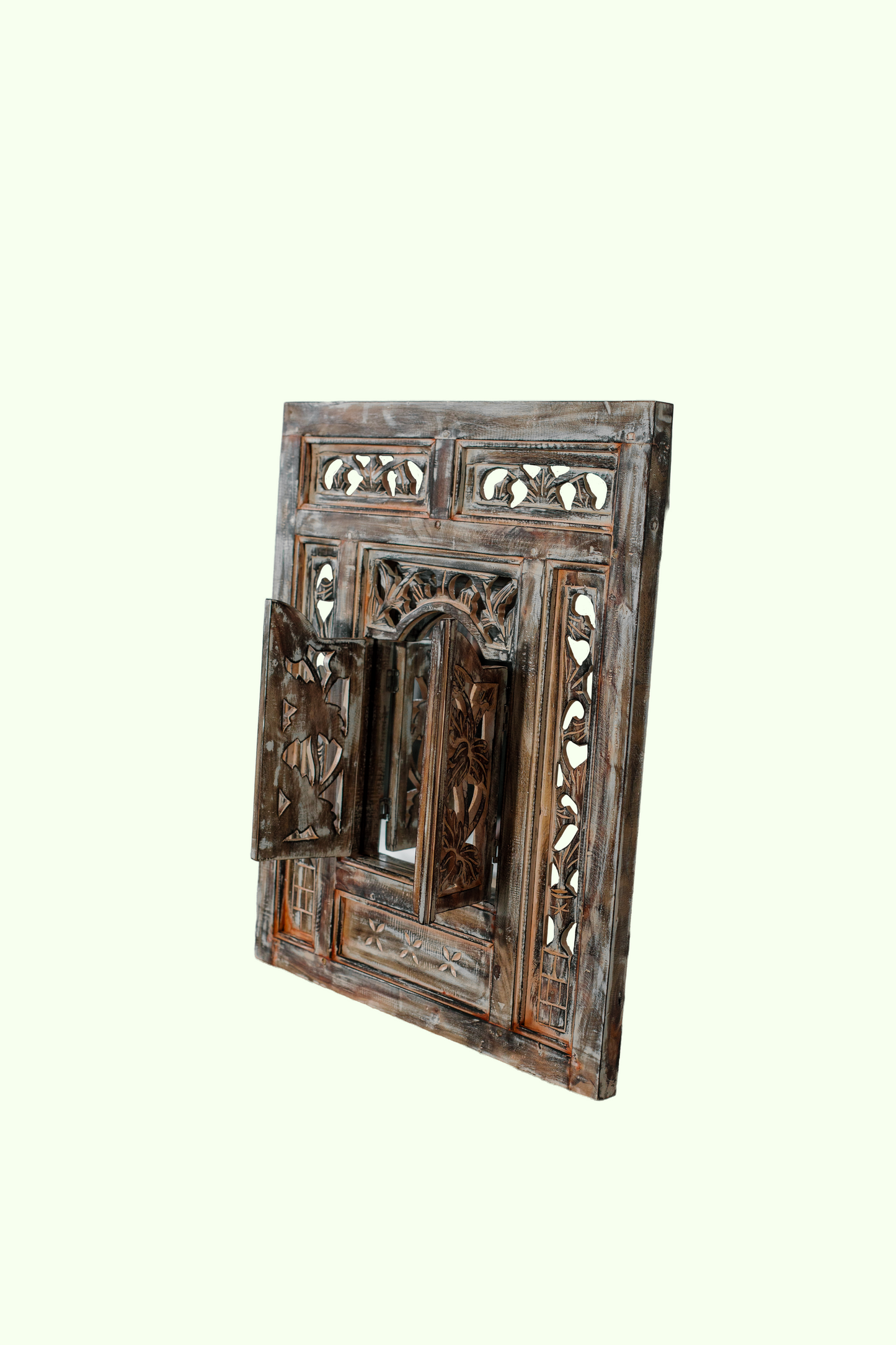 Rustic Mirror Frame with Mirror - Style 03