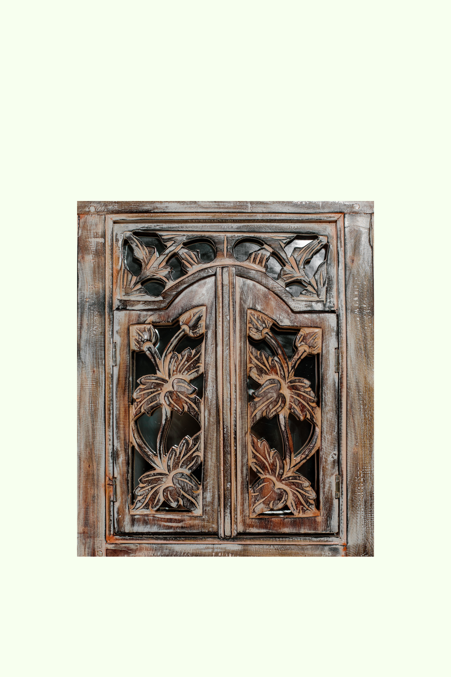 Rustic Mirror Frame with Mirror - Style 03