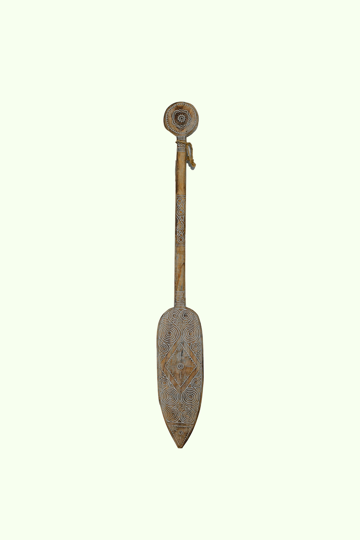 Timor Tribal Hand Carved Antique Oar - Style 5