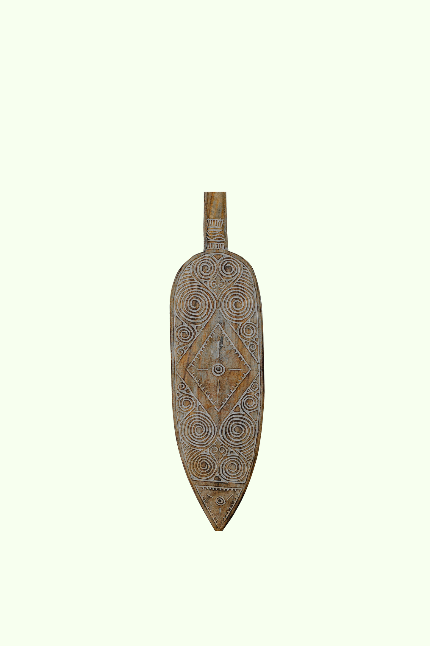 Timor Tribal Hand Carved Antique Oar - Style 5