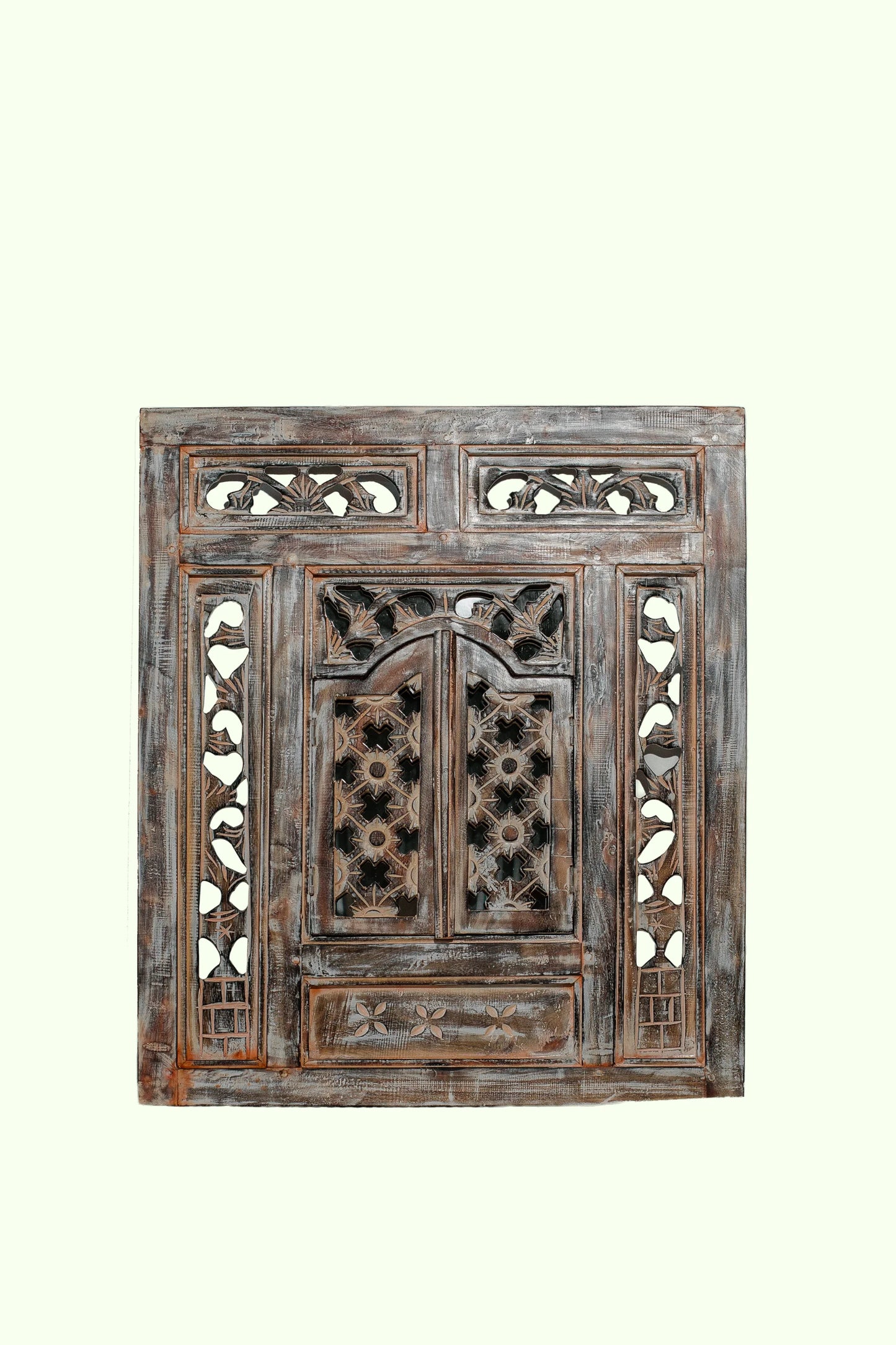 Rustic Mirror Frame with Mirror - Style 02