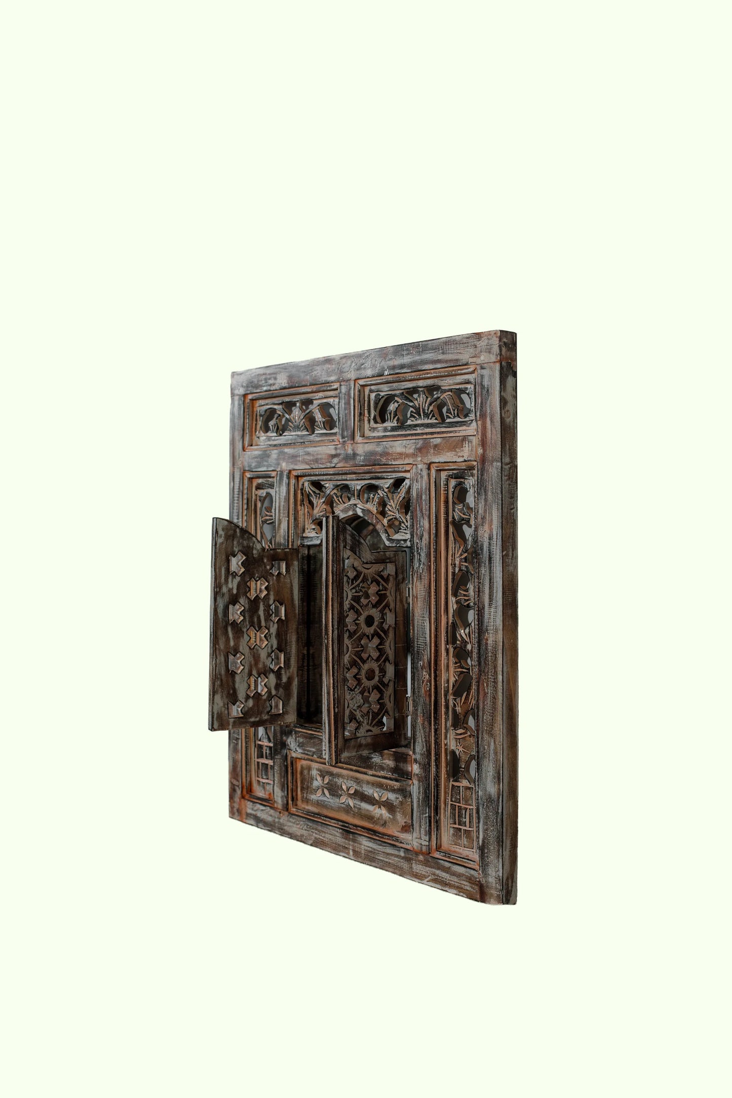 Rustic Mirror Frame with Mirror - Style 02