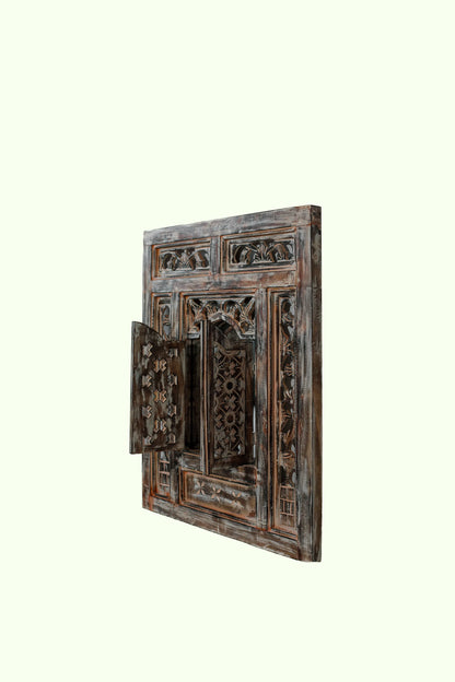 Rustic Mirror Frame with Mirror - Style 02