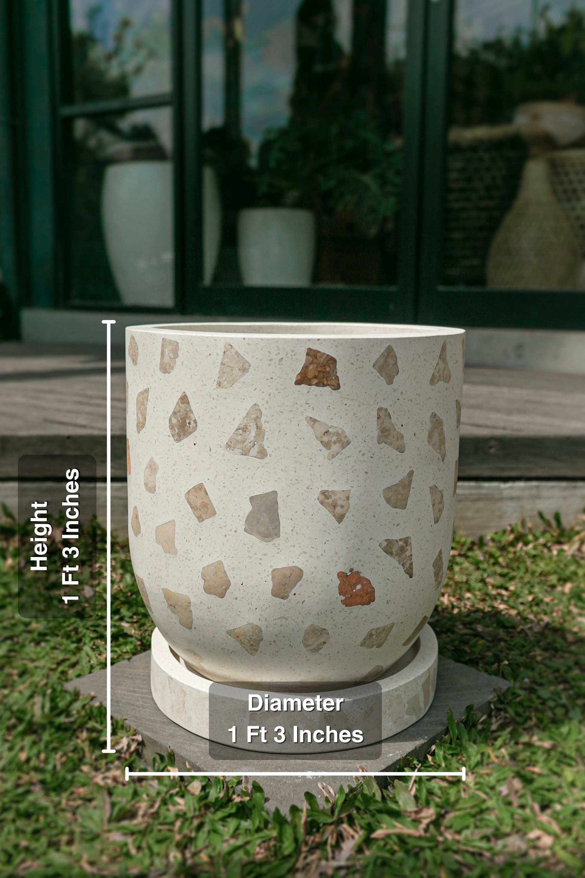 Garden Planter Terrazzo - Style 01