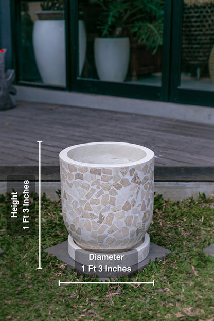 Garden Planter Terrazzo - Style 02