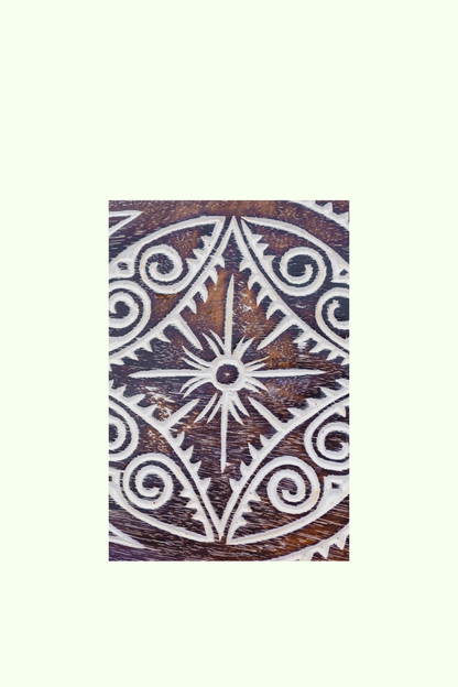 Tribal Carved Surf Board Wall Decor - Style 4