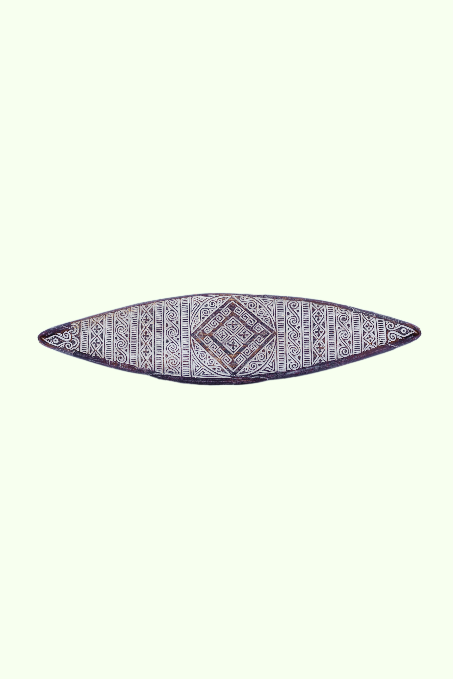 Tribal Carved Surf Board Wall Decor - Style 5