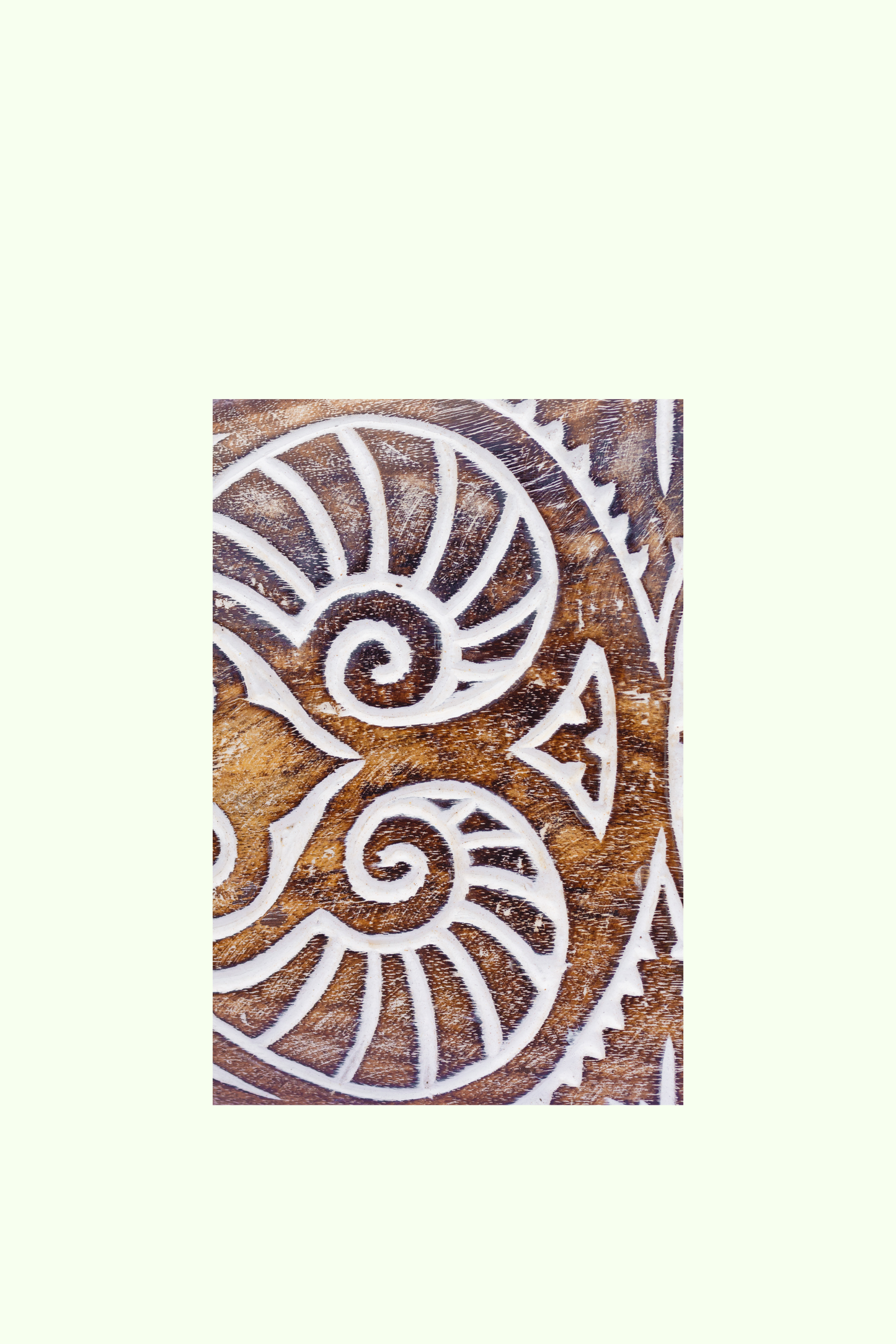 Tribal Carved Surf Board Wall Decor - Style 10