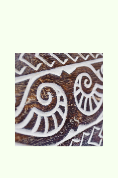 Tribal Carved Surf Board Wall Decor - Style 7