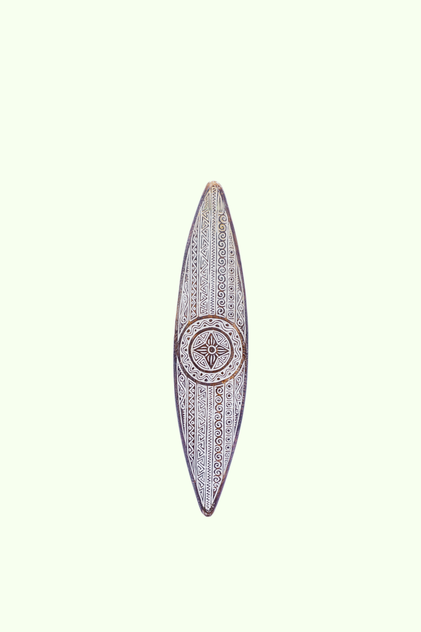 Tribal Carved Surf Board Wall Decor - Style 8