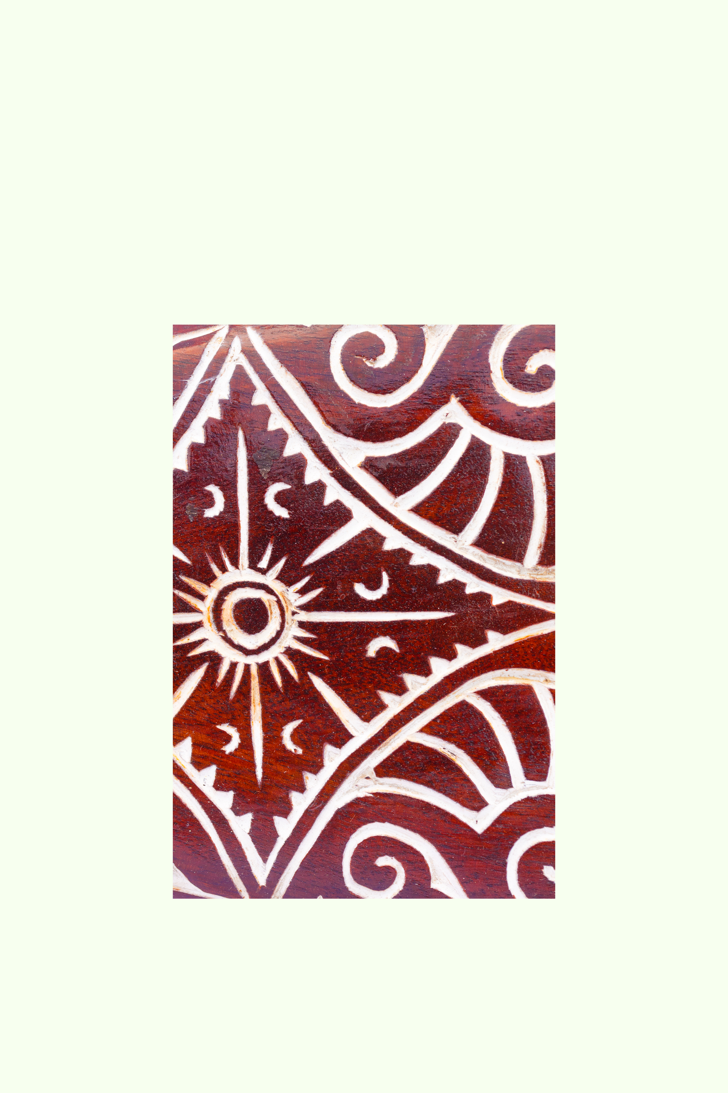 Tribal Carved Surf Board Wall Decor - Style 9