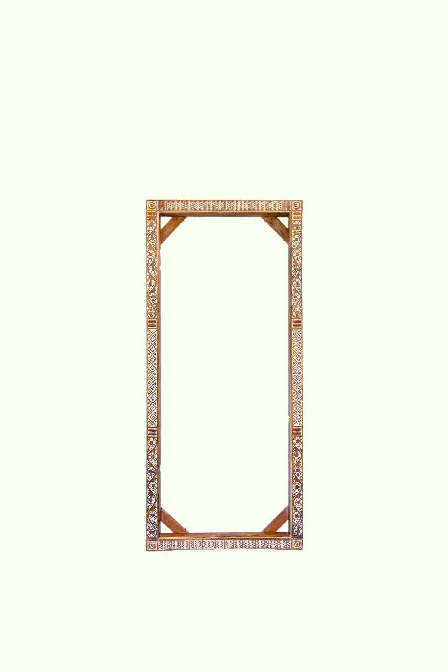 Tribal Hand Carved Mirror Frame or Entrance Door Frame-Style 2