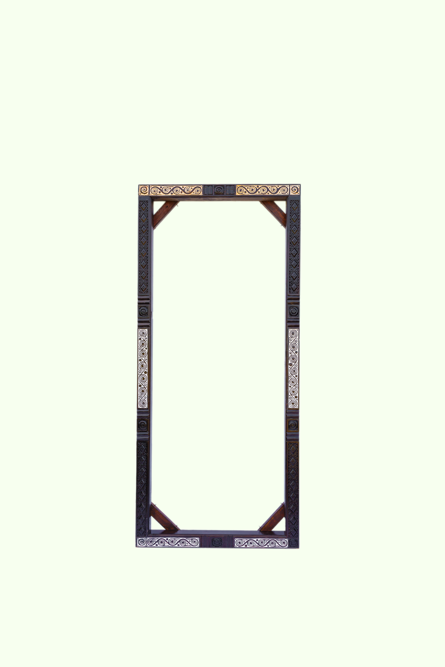 Tribal Hand Carved Mirror Frame or Entrance Door Frame-Style 4