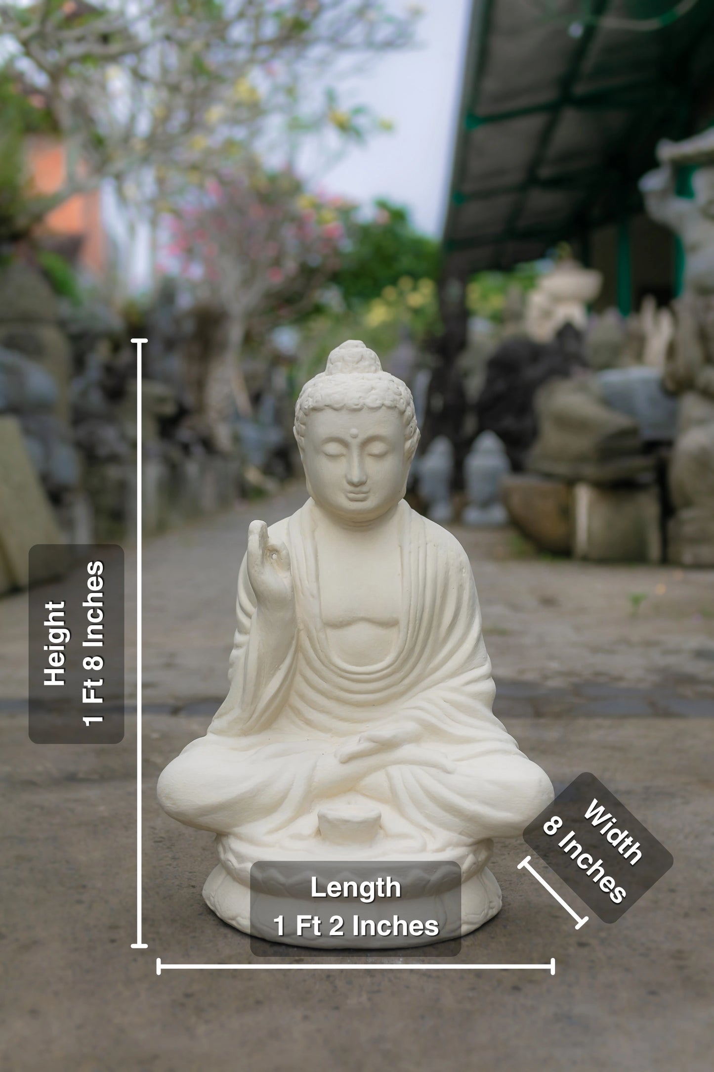 Meditating Buddha with Bowl