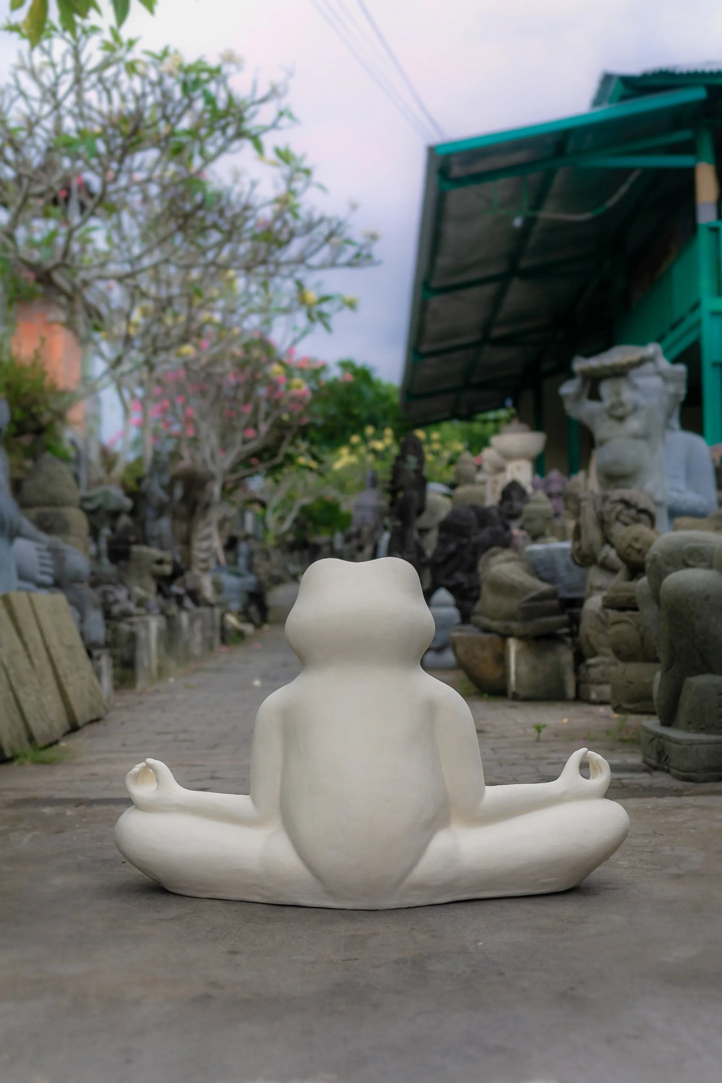 Meditating Frog - Large