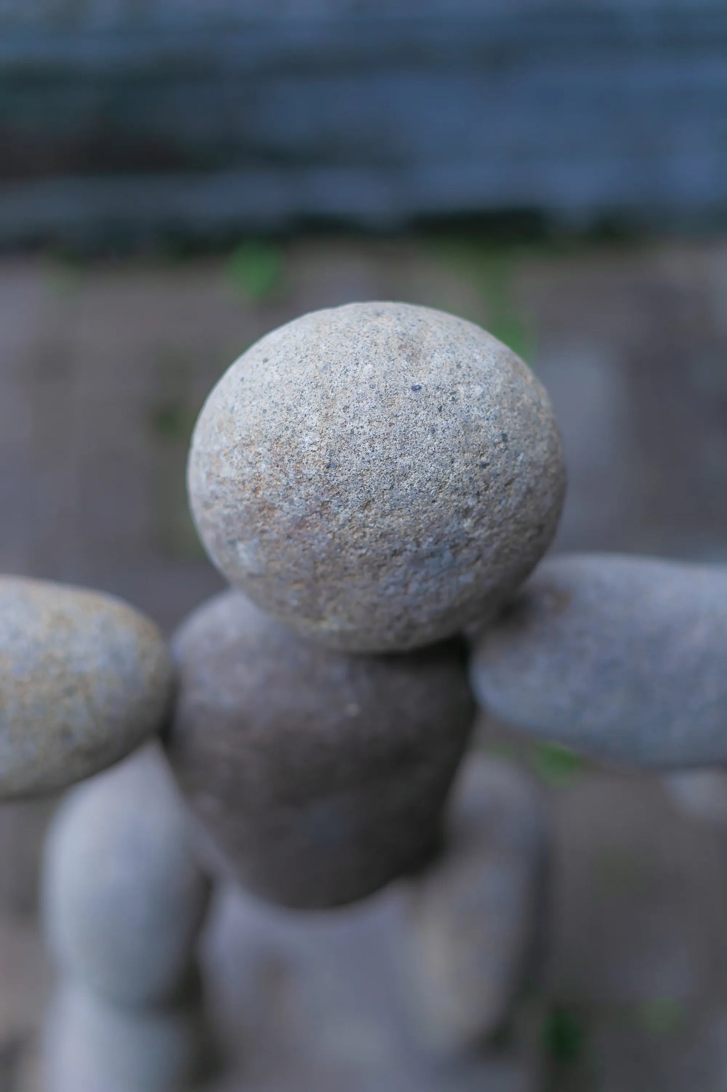 Rock Sculpture - Waving Hands