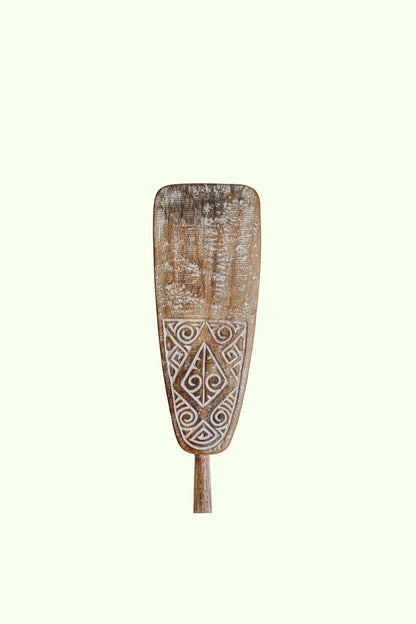 Timor Tribal Hand Carved Antique Oar - Style 9