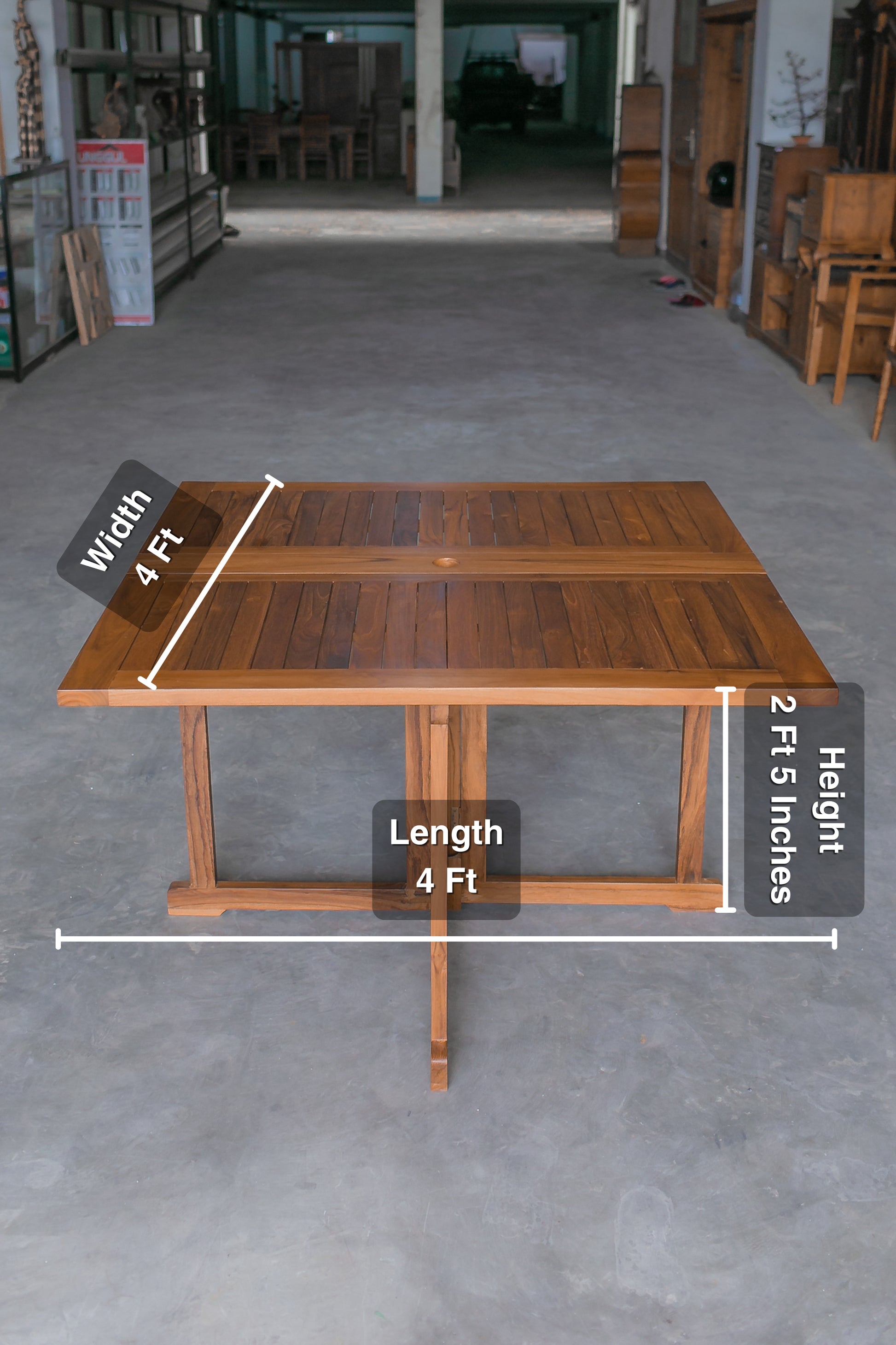 Teak Folding Table