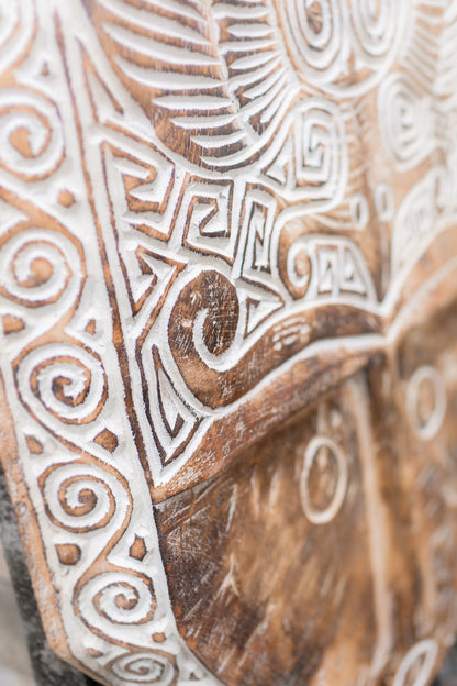 Timor Tribal Hand Carved Solider Mask