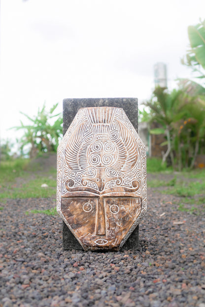 Timor Tribal Hand Carved Solider Mask