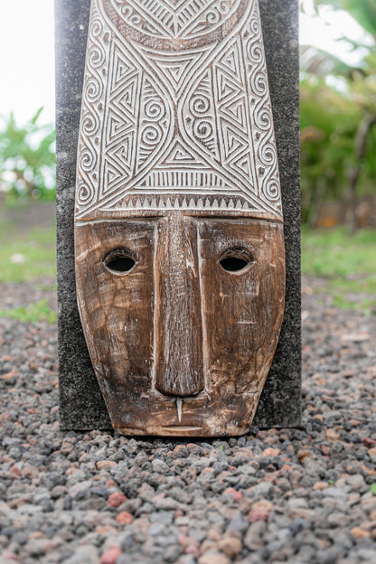 Tribal Queen's Maid Hand Carved Mask