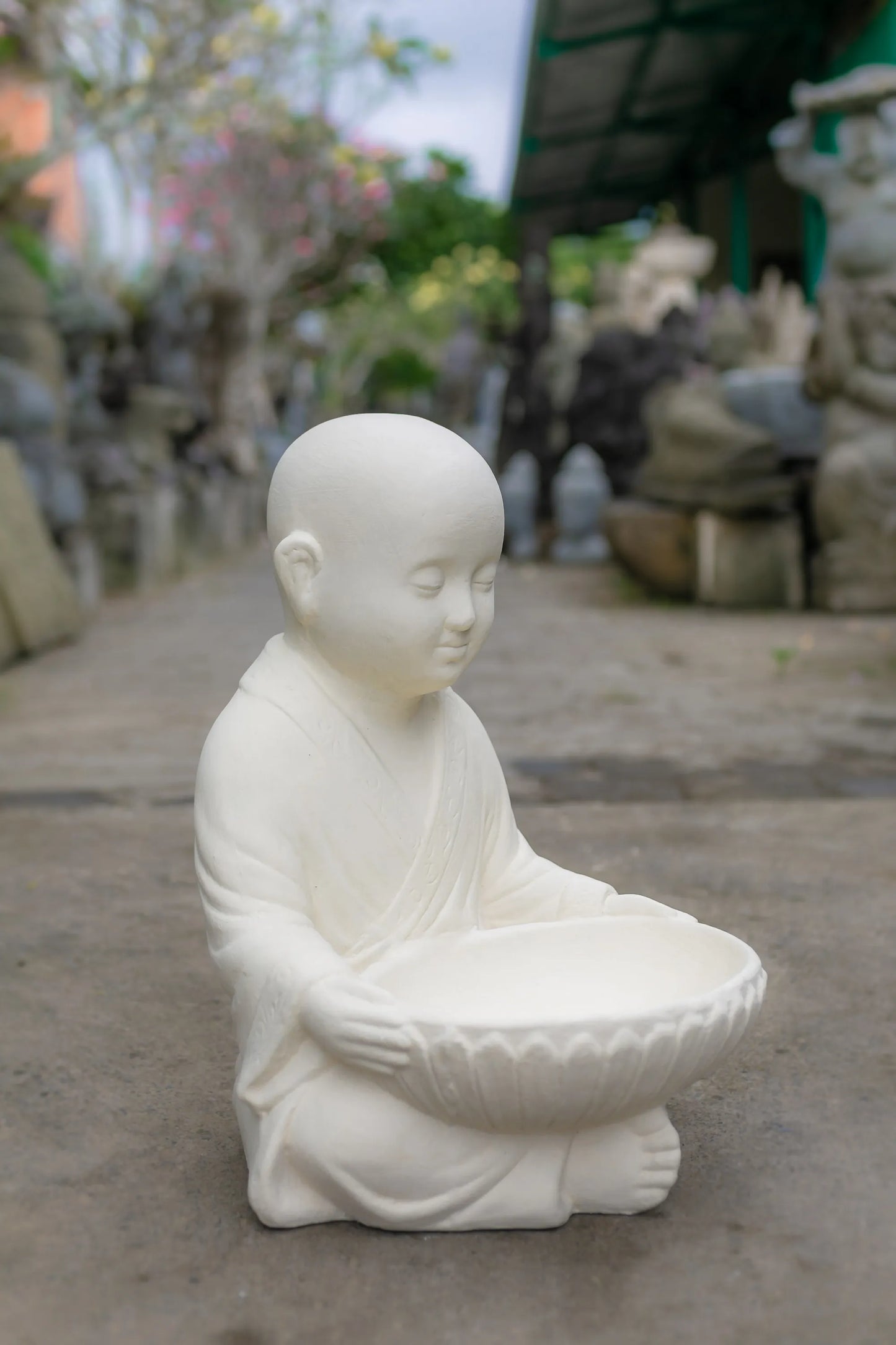 Young Monk with Receiving Bowl