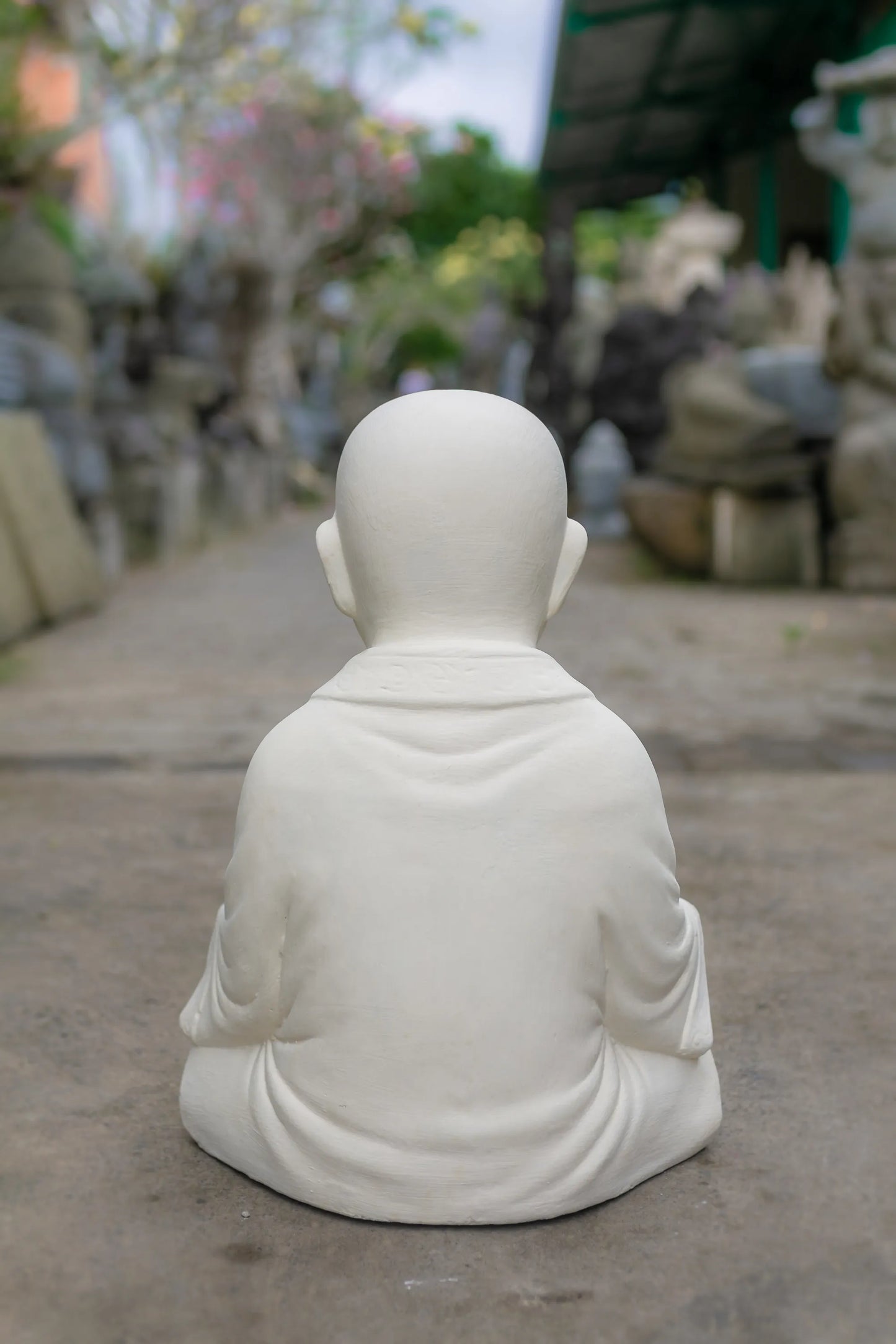 Young Monk with receiving Bowl