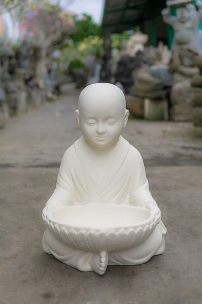 Young Monk with Receiving Bowl