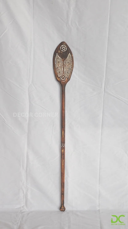 Timor Tribal Hand Carved Antique Oar - Style 13