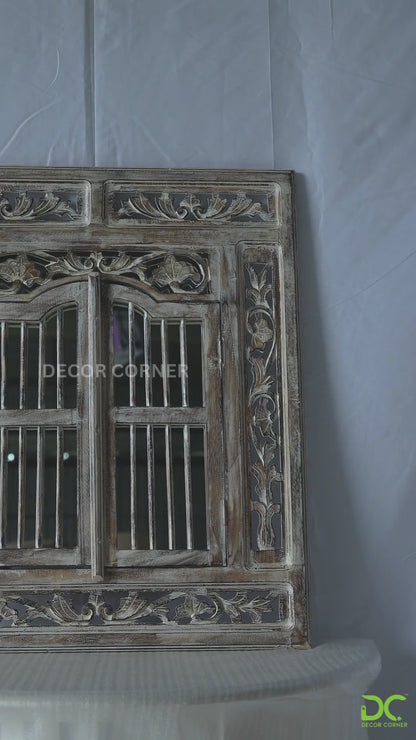 Rustic Mirror Frame with Mirror - Style 01