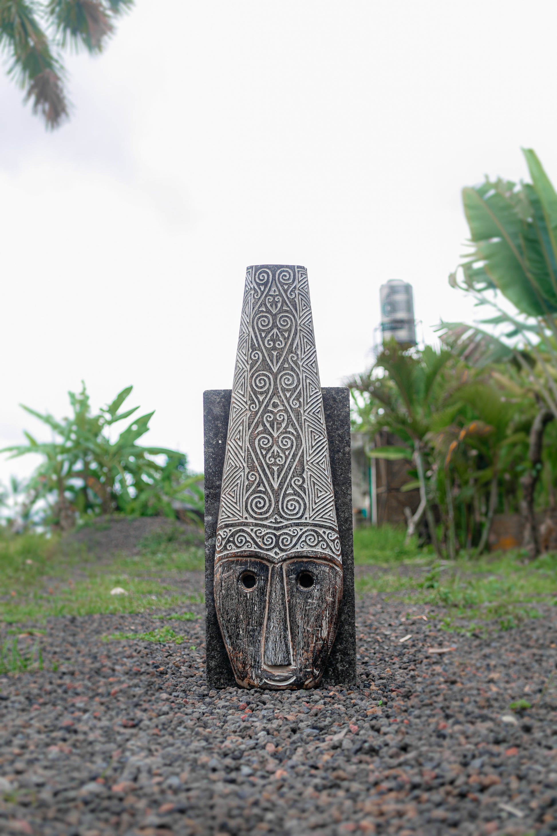 Tribal Chamberlain Hand Carved Mask